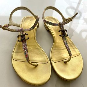 Used authentic Chanel sandals